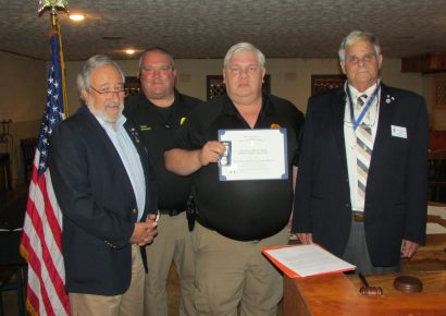 Millbrook Police Lt. Don Pugh Recognized by General John Archer Elmore Chapter of SAR