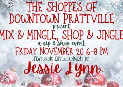Mix & Mingle, Shop & Jingle in Downtown Prattville Nov. 20