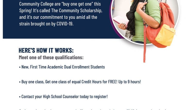 CACC Offering First Time Dual Enrollment Students BOGO Classes for ...