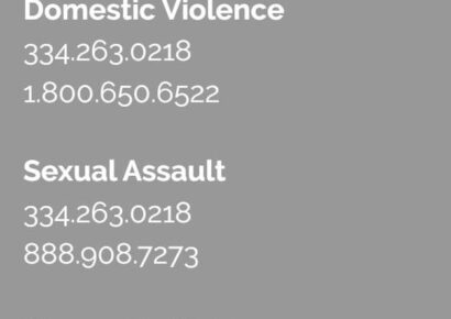 Grants Awarded to Assist Domestic Violence Victims in Autauga, Elmore, Chilton and Crenshaw