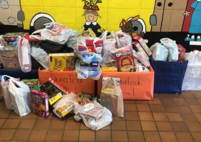 Holtville Elementary Showing Generosity to the Elmore Community through Food-Drive