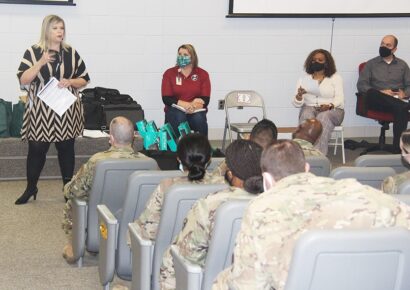 Taylor and ADRS team with the Alabama National Guard for disability etiquette training