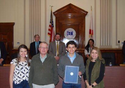 Elmore County Commission Recognizes State Champion Cross Country Runner Woodrow Dean