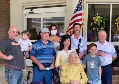 World War II Veteran Celebrates 100th Birthday with Parade at State Veterans Home
