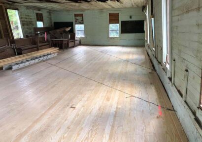 Phase II of the Mulberry Schoolhouse Restoration is Complete thanks to OAHS Volunteers, Donations