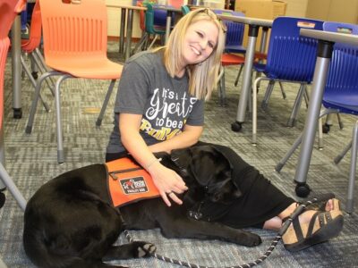 Newest Pine Level Elementary Employee Is Furry Stress Detector Loved by Student Body