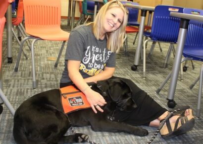 Newest Pine Level Elementary Employee Is Furry Stress Detector Loved by Student Body