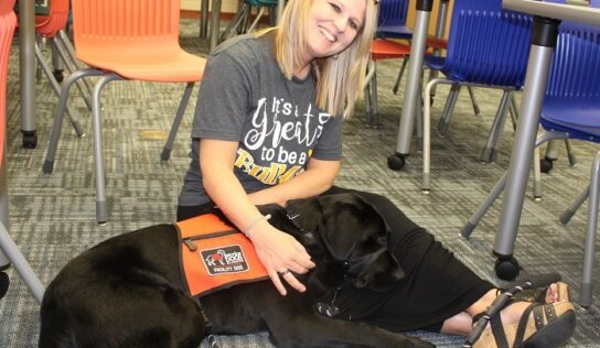 Newest Pine Level Elementary Employee Is Furry Stress Detector Loved by Student Body