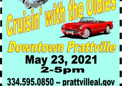 ‘Cruisin’ with the Oldies’ Coming to Downtown Prattville May 23 with Vintage Cars, Live Music