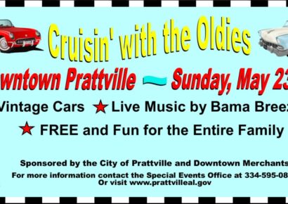 ‘Cruisin’ with the Oldies’ Coming to Downtown Prattville this Sunday, May 23