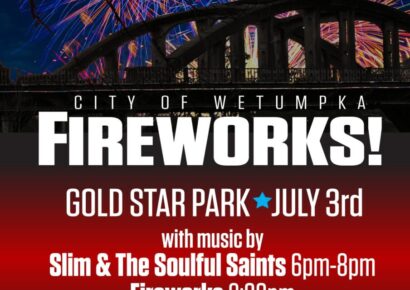 Wetumpka to Celebrate Independence July 3 at Gold Star Park with Fireworks, Music and More