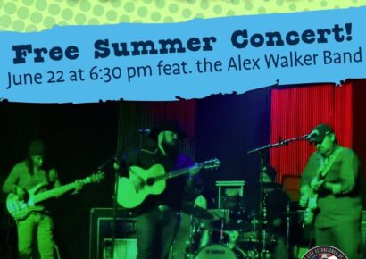 Creekwalk Concert Tonight in Prattville Features Alex Walker Band! It is FREE!