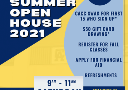 CACC’s Pratt’s Mill Center to Host Open House Saturday, June 26th; Please Register if You Plan to Attend