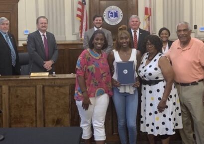 Three Elmore County Students Recognized at County Commission Meeting
