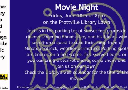 Movie Night Coming to Autauga Prattville Public Library June 18; Free event, But Come Early
