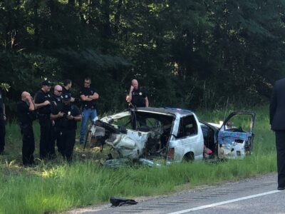 Vehicle Fleeing from Elmore County Officers Hits Oncoming Vehicle on Hwy. 143 in Millbrook