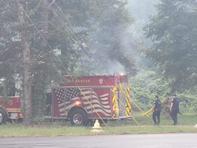 Accidental Fire Destroys Shed on Deatsville Highway; Millbrook Fire Dept. Responds