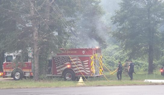 Accidental Fire Destroys Shed on Deatsville Highway; Millbrook Fire Dept. Responds