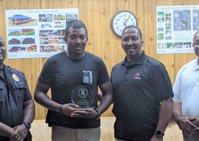 Award Presented To LaFayette Police Department 2020 CrimeStopper Officer of the Year