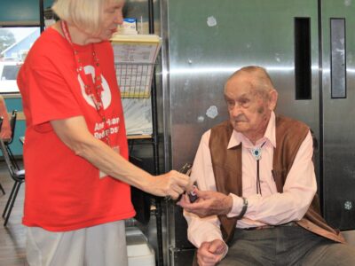 Family, Friends Gather for Prattville WWII Veteran’s 99th Birthday Party at Front Porch Grill