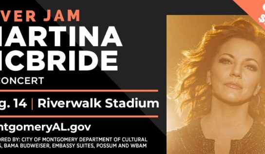 County Star Martina McBride in Concert Aug. 14 at Riverwalk Stadium