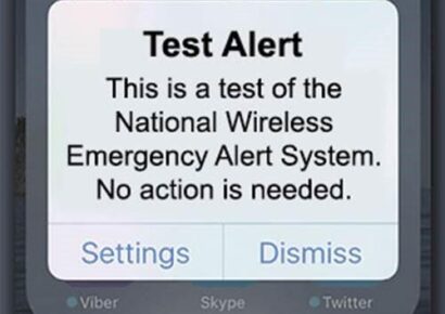 National Emergency Alert Tests Will Take Place Today at 1:20 PM