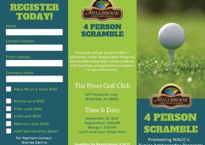 Millbrook Chamber Hosting 4-Person Scramble at Pines Golf Course Sept. 23; Sponsorships Available