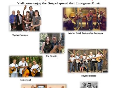 Live Bluegrass/Gospel Event Coming to White Water Camp in September