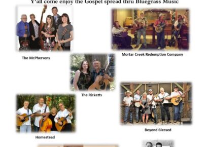 Live Bluegrass/Gospel Event Coming to White Water Camp in September