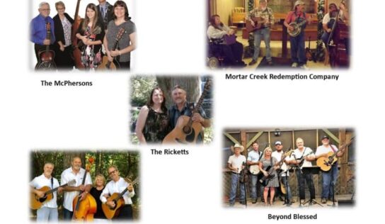 Live Bluegrass/Gospel Event Coming to White Water Camp in September