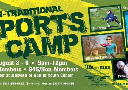 Non-Traditional Sports Camps Coming to Maxwell & Gunter Annex Youth Centers