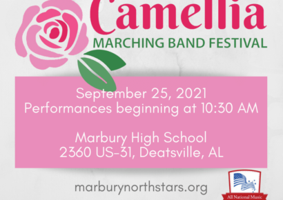 Marbury High to Host Inaugural Camellia Marching Band Festival Sept. 25