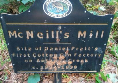 A Visit to the First ACIC Historic Marker on Autauga Creek; Please do not Trespass on Private Property