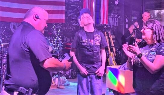 Austin ‘Fearless’ Booth Sworn In as Honorary Millbrook Officer During Blue Santa Fundraiser