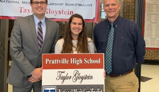 Prattville High Student Taylor Gloystein Recognized by National Merit Program as Semi-Finalist
