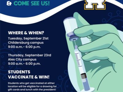 Vaccine/Wellness Clinics Sponsored by Central Alabama Community College