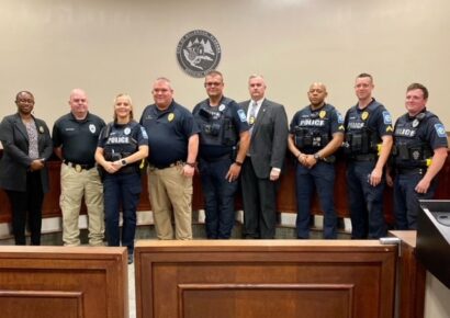Nine Millbrook Police Officers Promoted during City Council Meeting Tuesday
