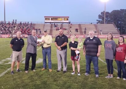 State Rep. Ingram Presents $10,000 check to Stanhope Elmore High