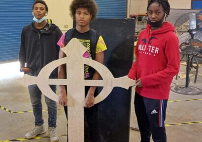 FFA, ACTC Students Construct Window Insert for Historic Vine Hill Church in Autauga County