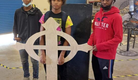 FFA, ACTC Students Construct Window Insert for Historic Vine Hill Church in Autauga County