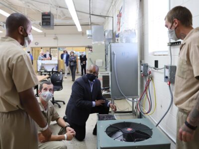 Parole Board Member Tours Ingram State Technical College Campus