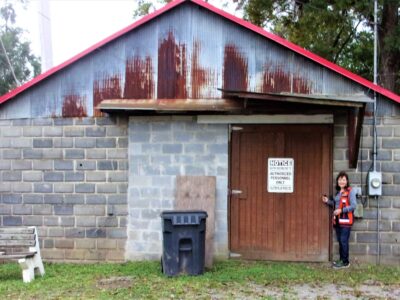 PRESERVING ECLECTIC HISTORY: Old Building Behind Library Seeing New Life Thanks to Volunteers