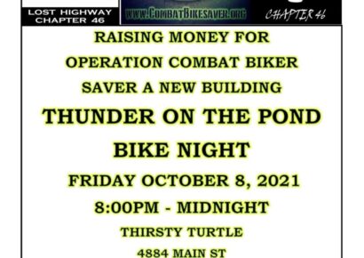 American Cruisers MC Raising Money for Operation Combat Bikesaver at Thirsty Turtle Friday