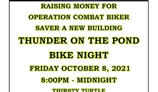 American Cruisers MC Raising Money for Operation Combat Bikesaver at Thirsty Turtle Friday
