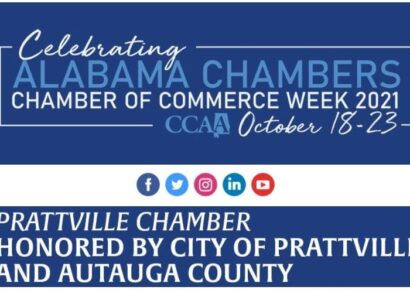 City of Prattville, Autauga County Shows Support for Prattville Area Chamber of Commerce