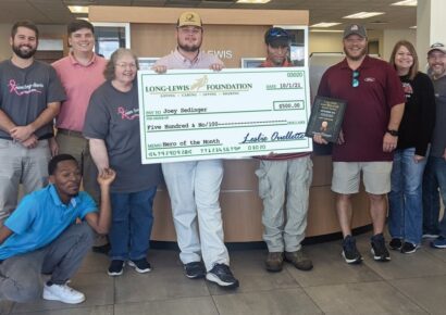 Joey Sedinger Named Long-Lewis Hero of the Month for September