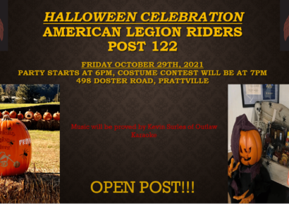 American Legion Post 122 of Prattville Hosting Public ‘Spooky’ Party of the Year