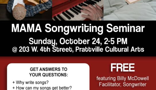Prattville to Host FREE Songwriting Seminar with MAMA Oct. 24