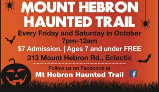 Mt. Hebron Haunted Trail Begins Tonight in Eclectic; Up for a Good Scare?