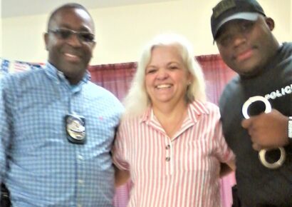 Pam Pate Gets a Surprise from the Eclectic Police Department on her Birthday